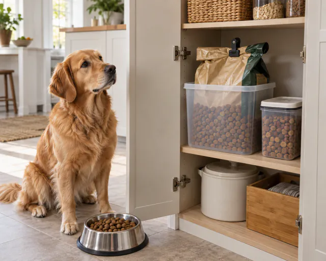 Featured image for Storing dog food safely
