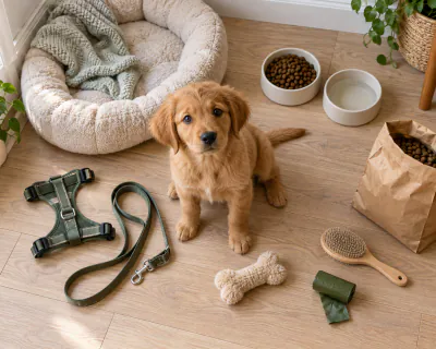 Featured image for Puppy equipment checklist