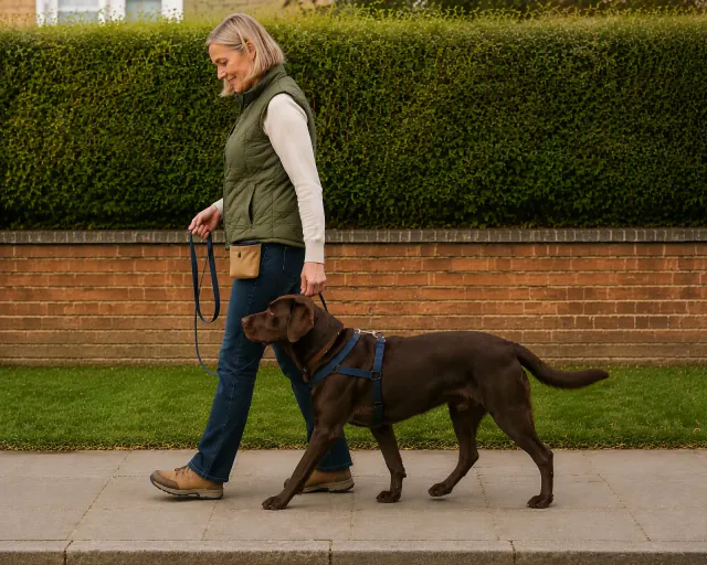 Illustration for loose lead walking